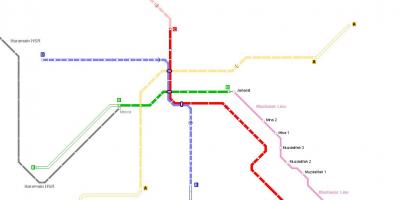 Məkkədə metro xəritəsi 