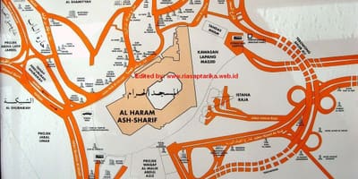Kart misfalah Məkkə xəritə